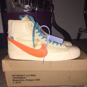Off White Shoes Nike Blazer Mid Offwhite All Hallows Eve Size 9 Poshmark Off White Shoes Nike Blazer Mid Offwhite All Hallows Eve Size 9 Poshmark